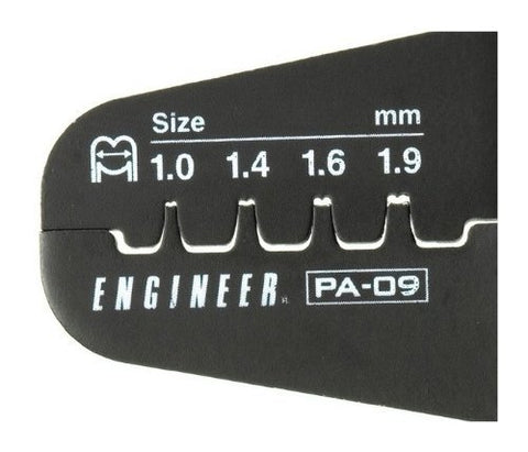 ENGINEER PA-09 wires-awg-32-to-20 capability enables versatile micro wiring terminations