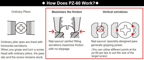 ENGINEER PZ-60 elastomer grip for comfortable handling