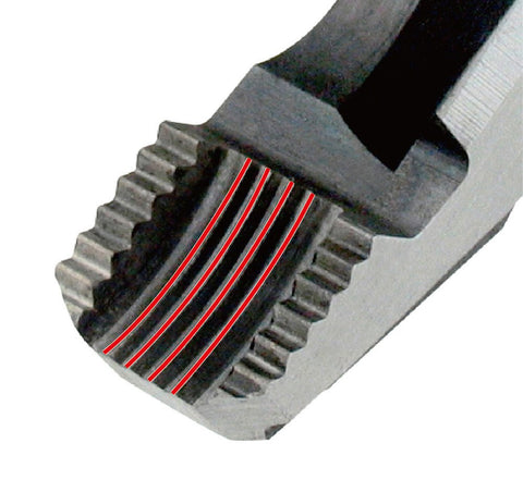 ENGINEER pz-59 neji-saurus rx intermeshed jaw teeth grip thin plates.