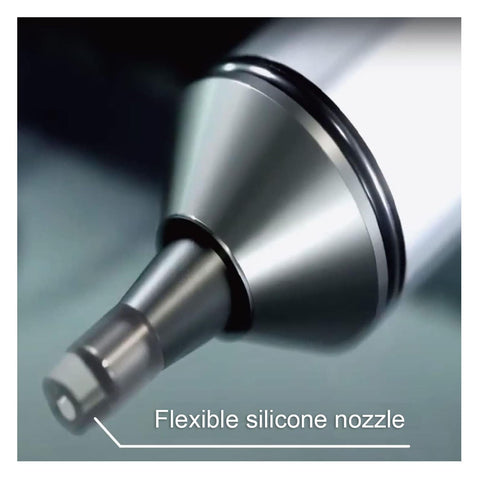 ENGINEER SS-03 silicone nozzle close-up enables closer proximity to tip