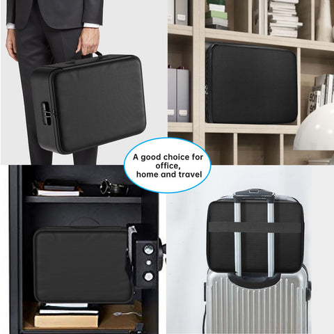ENGPOW fireproof bag side carry handle for easy transport.