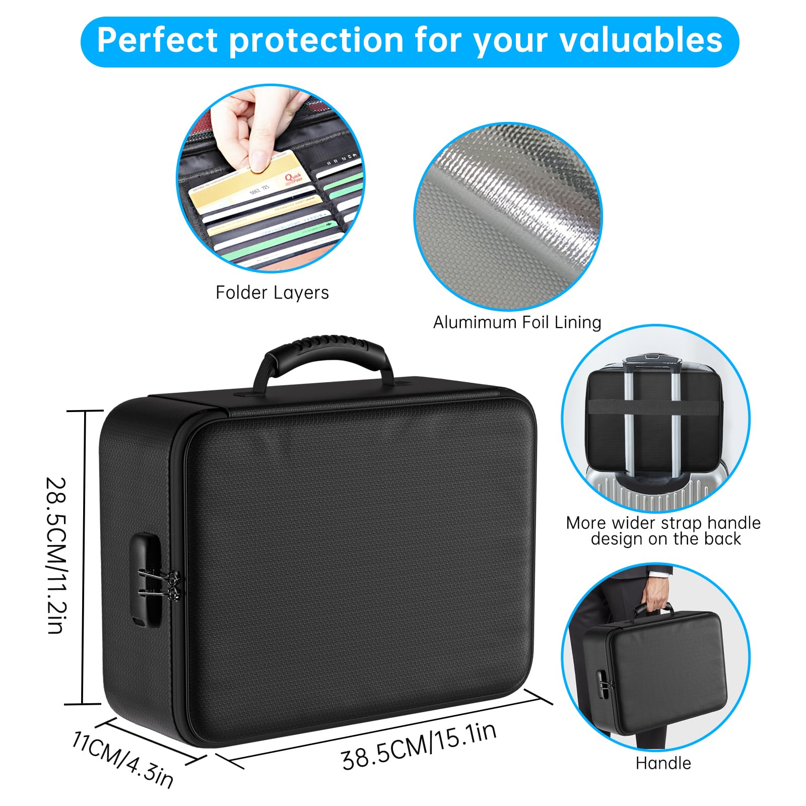 ENGPOW bag with sturdy handle ready for travel