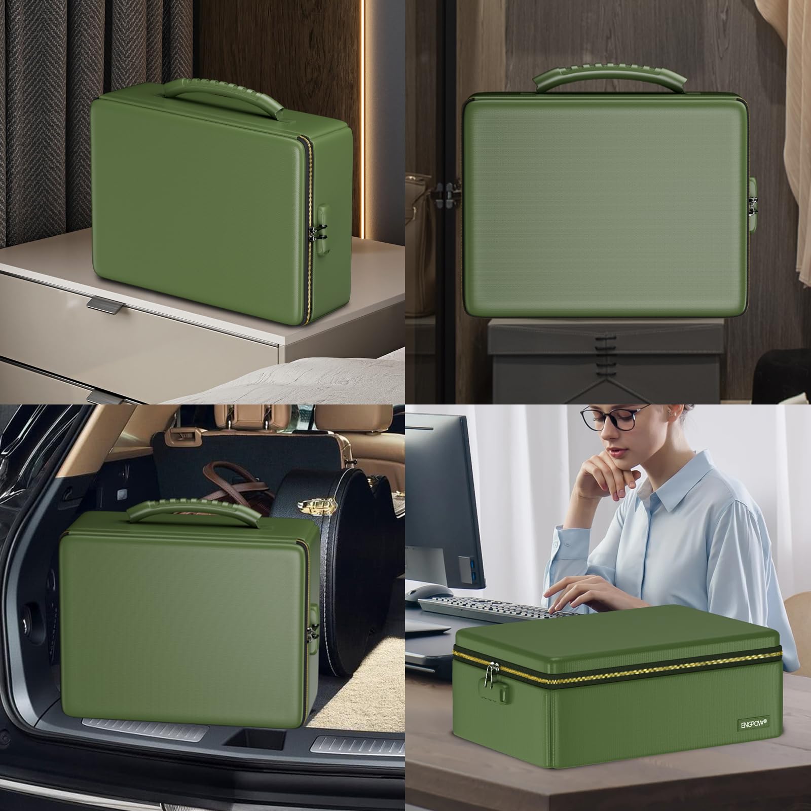ENGPOW fireproof box finished seal for reliable heat and moisture defense.