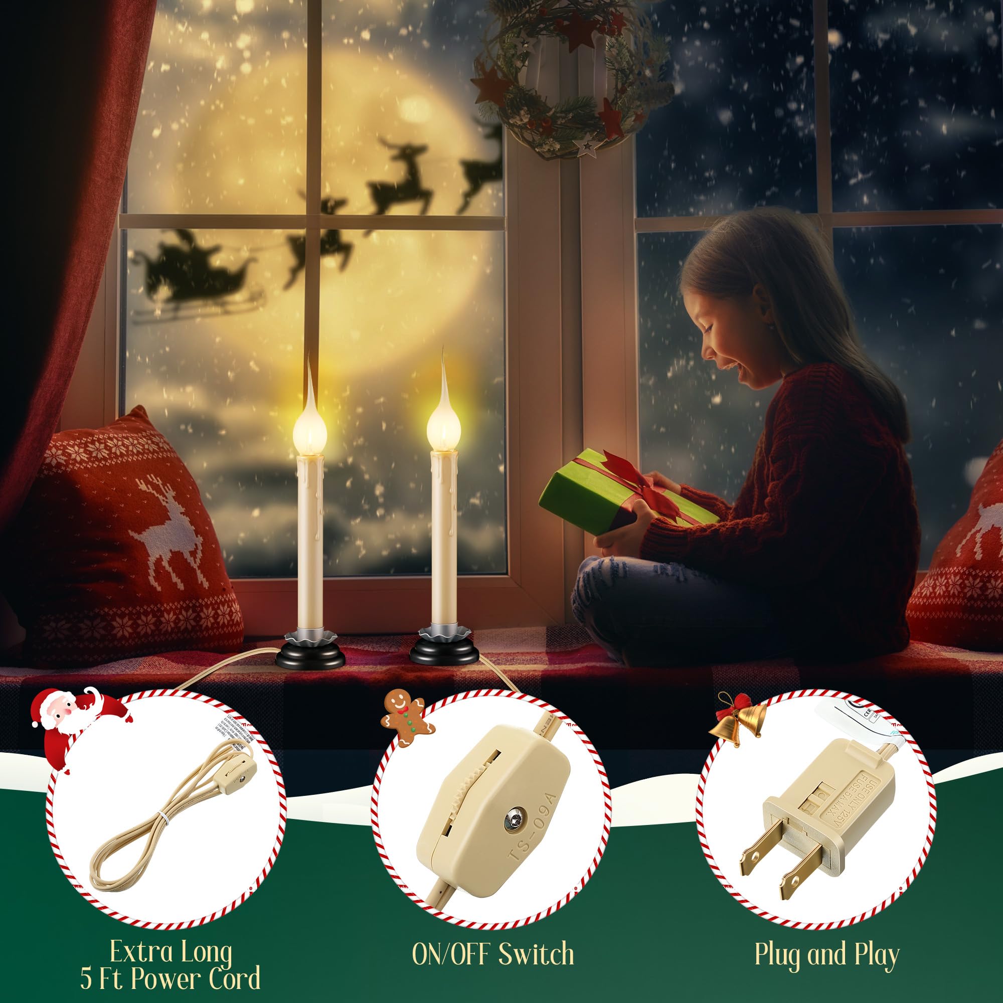 Enhon spare bulbs and fuses ensure easy maintenance and continuous ambiance