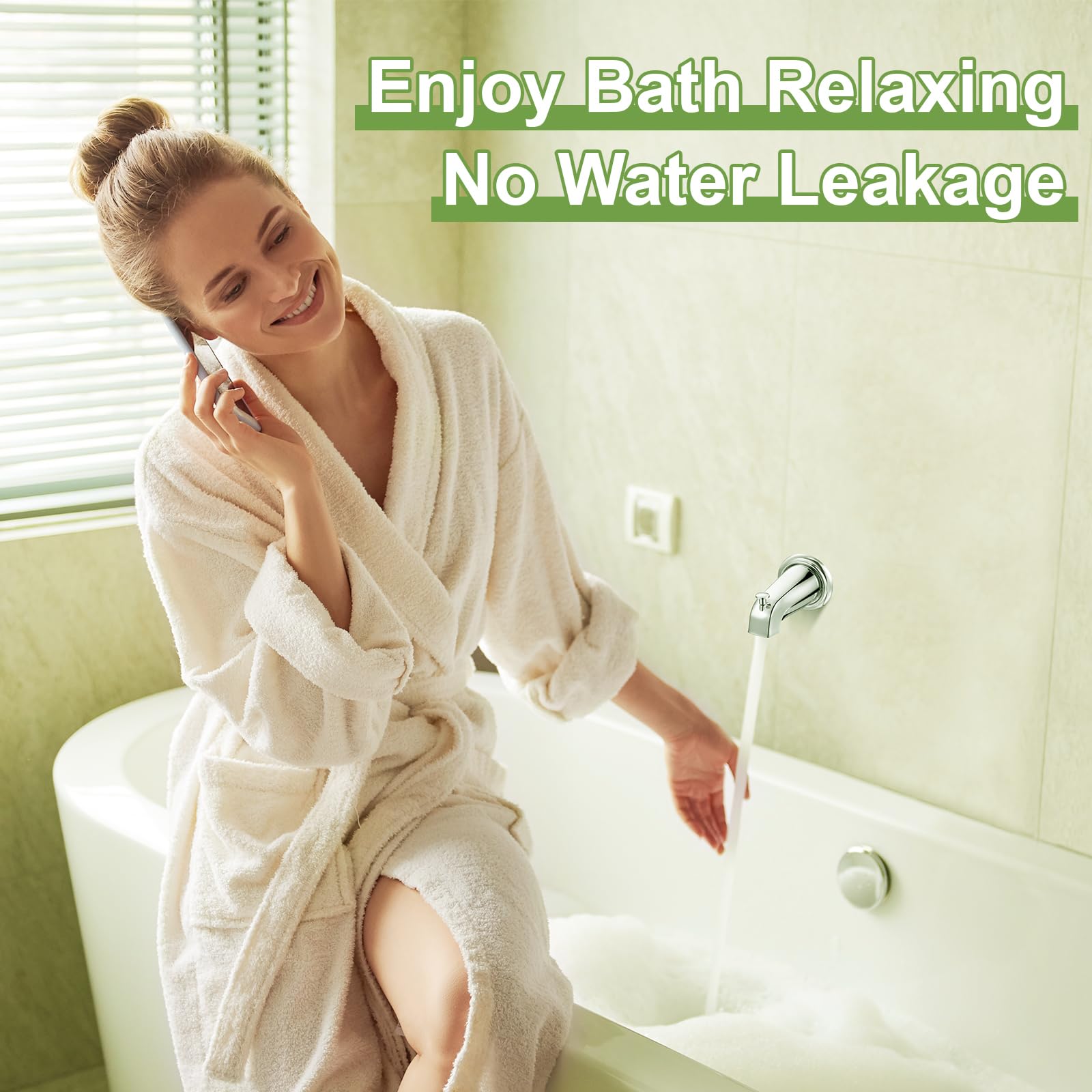Enhon DIY installation instructions simplify replacing your tub spout
