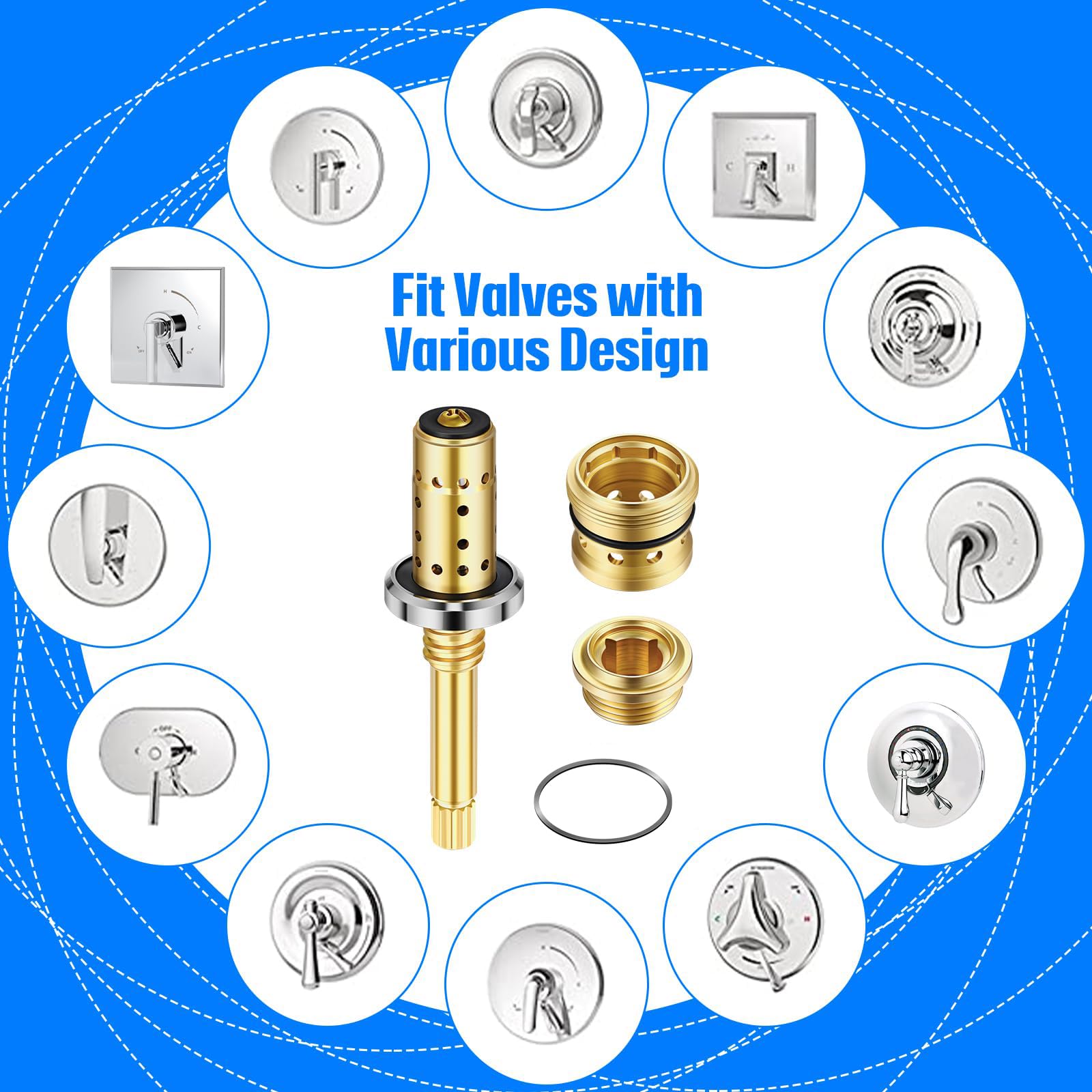 Enhon T-11 washer replacement restores valve tightness and consistent water flow