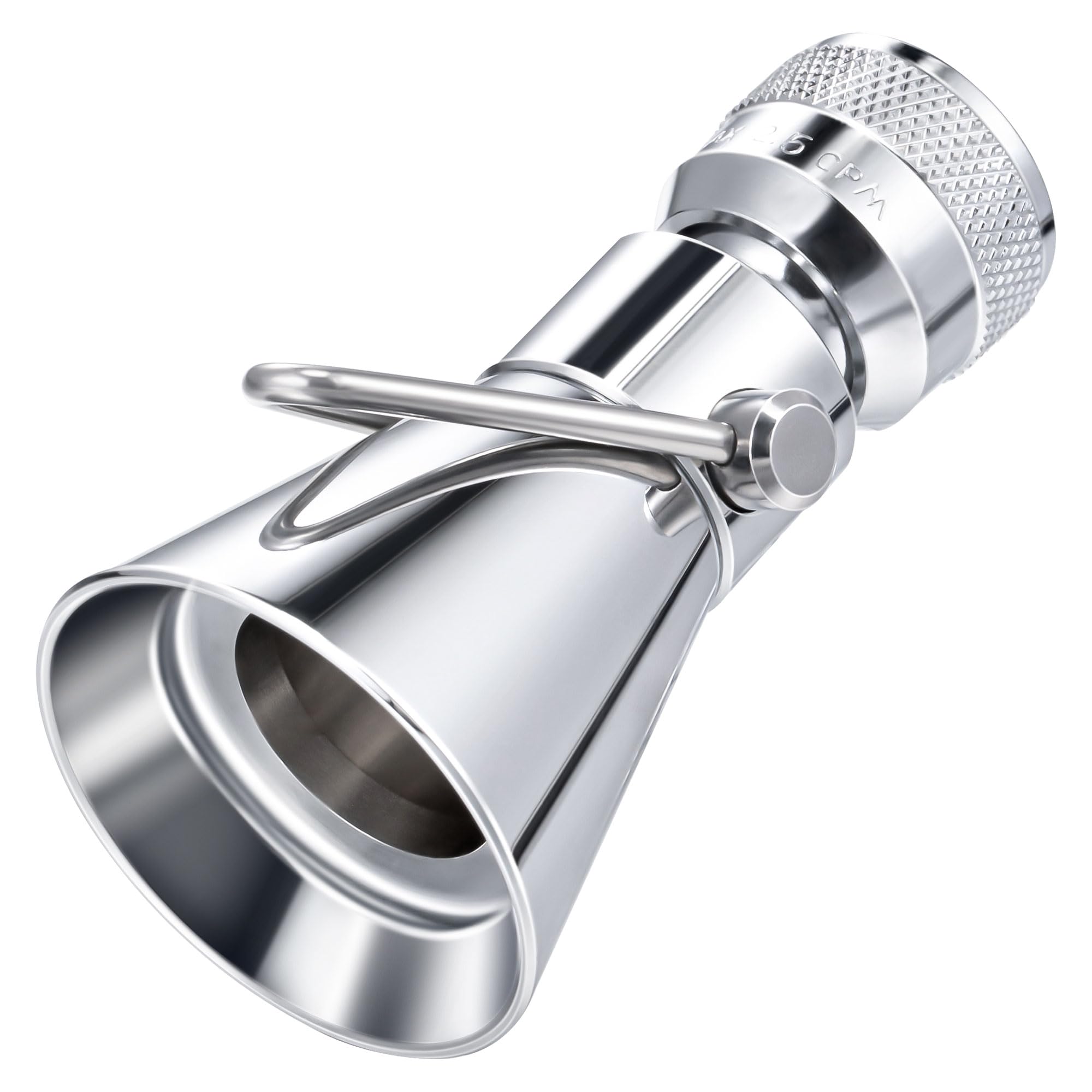 Enhon 2-setting pivoting shower head with versatile spray options for personalized showers.