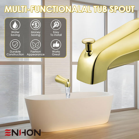 Enhon 5/8-inch copper pipe outer diameter compatibility for standard plumbing.