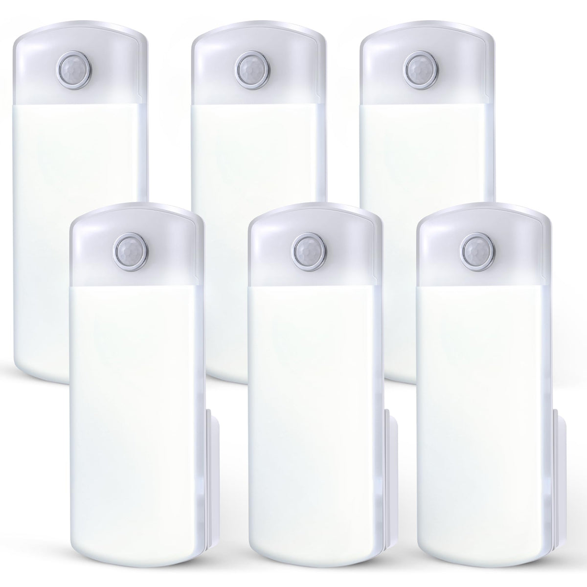Enhon 6-pack power failure light base glows softly for safe navigation during outages.