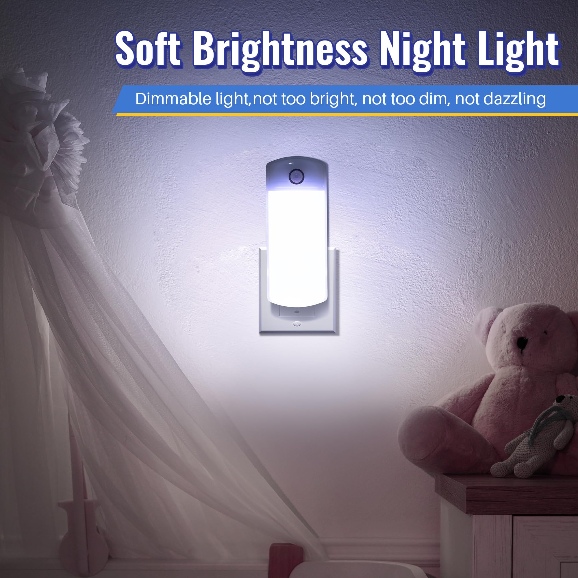 Enhon 130-lumen warm LED brightens closets, bathrooms, and stairways.