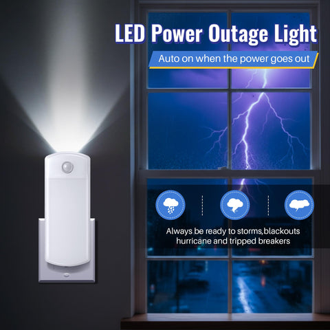 Enhon motion-detection LED light activates automatically with motion in dark hallways.
