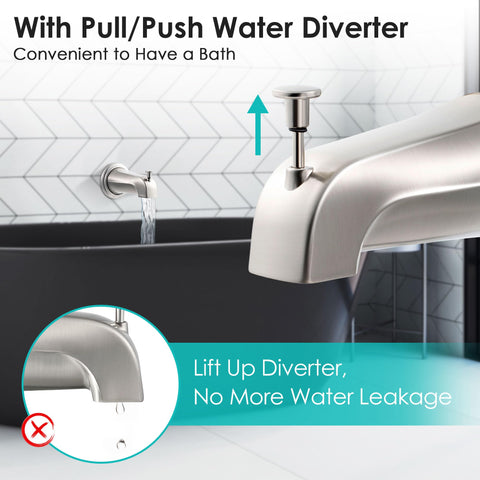 Enhon brushed nickel finish highlights durable, corrosion-resistant bathroom hardware.