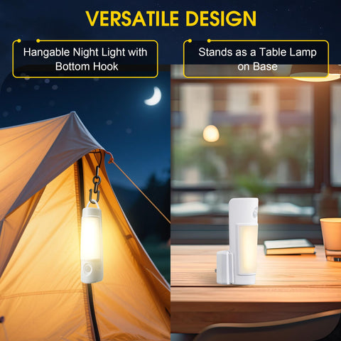 Enhon compact emergency light design suitable for hallways and bedrooms