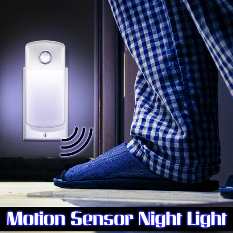 Compact palm-sized Enhon light with foldable plug for easy transport.