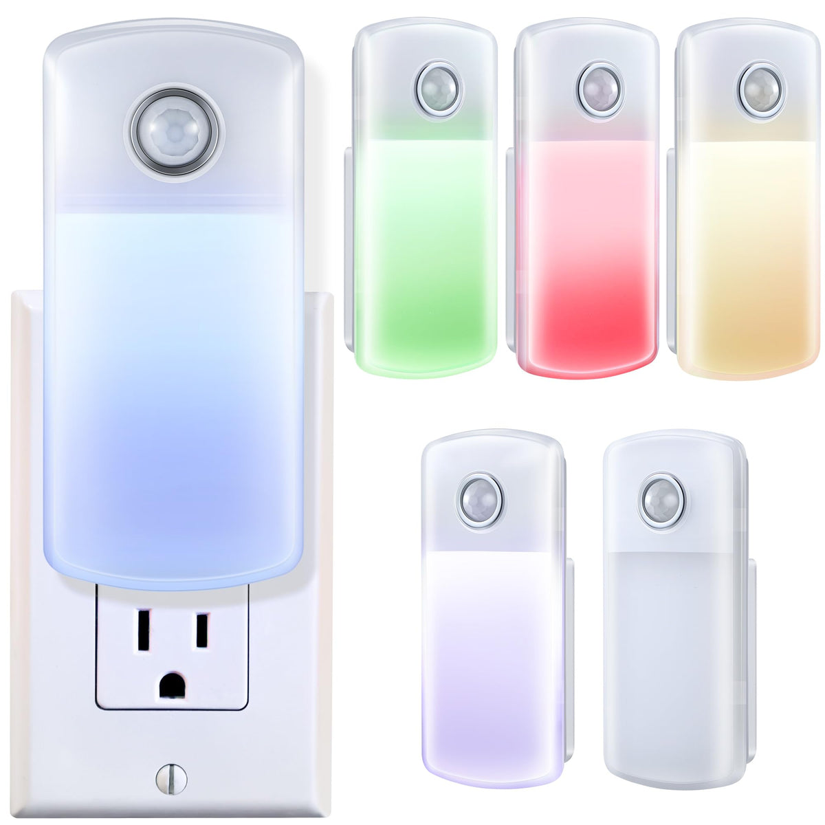 Enhon six-pack emergency night lights in packaging for quick outage readiness.