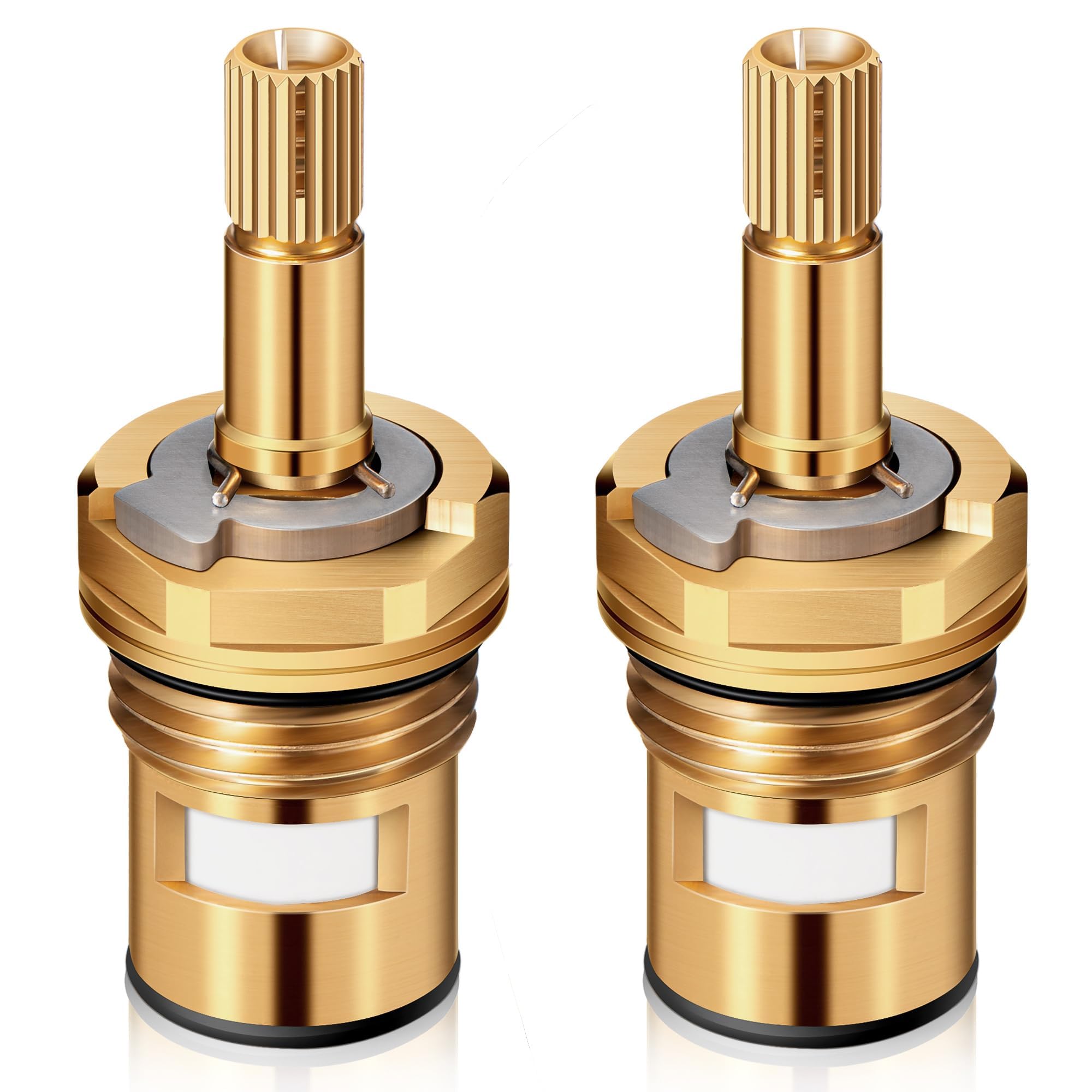 Enhon faucet cartridge two-pack front view for quick bathroom repairs
