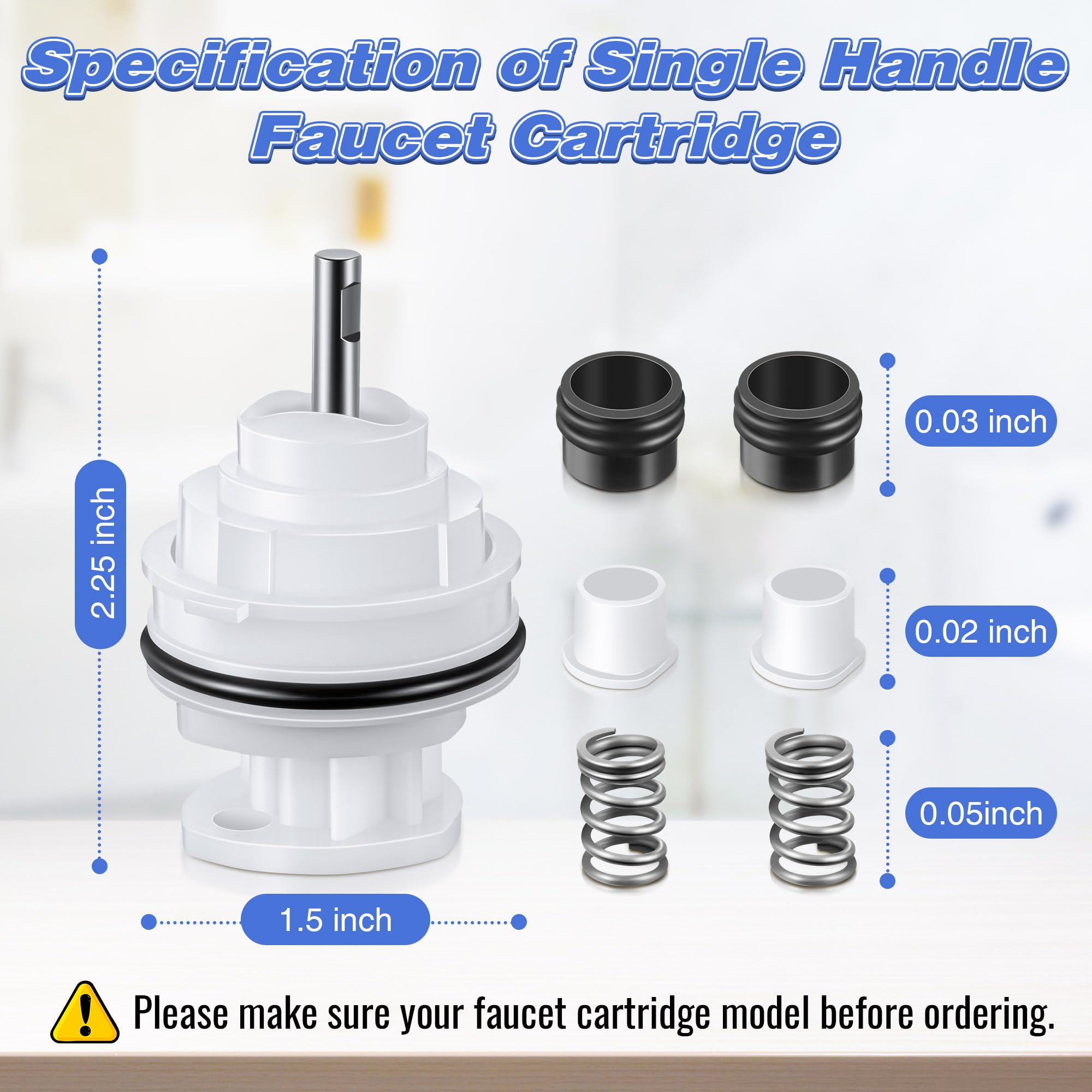 Enhon faucet cartridge V6680 image—precise replacement cartridge for steady water flow.
