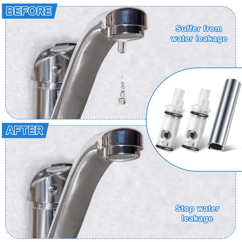 Compact, lightweight parts ideal for on-site faucet maintenance
