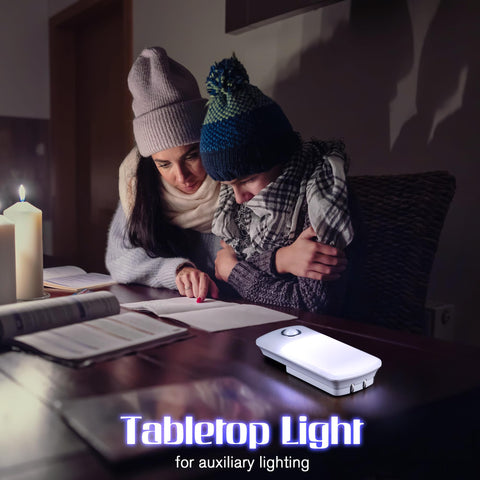 Foldable plug tucked into a compact Enhon night light for storage.