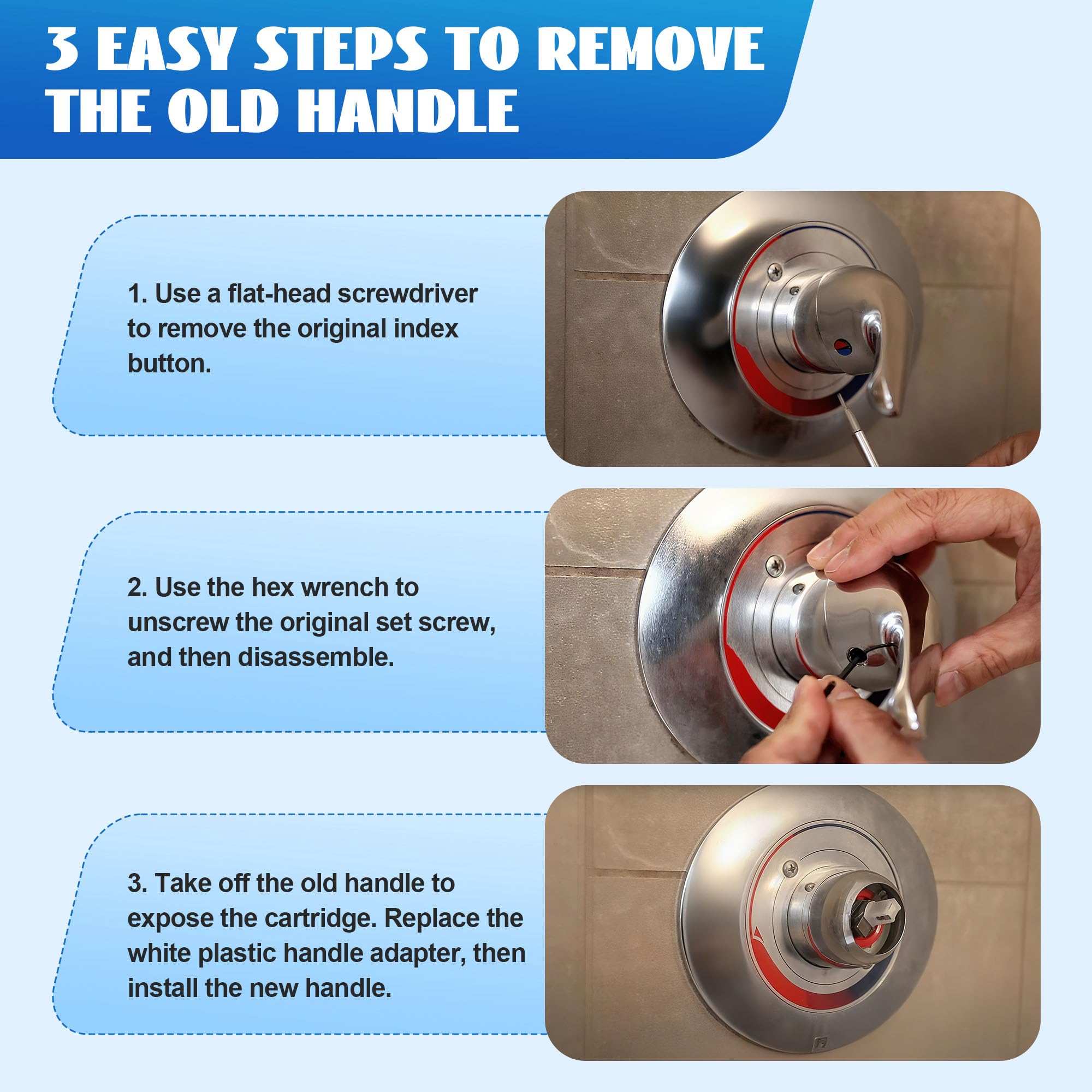 Enhon hex-wrench-included provides handy installation leverage.