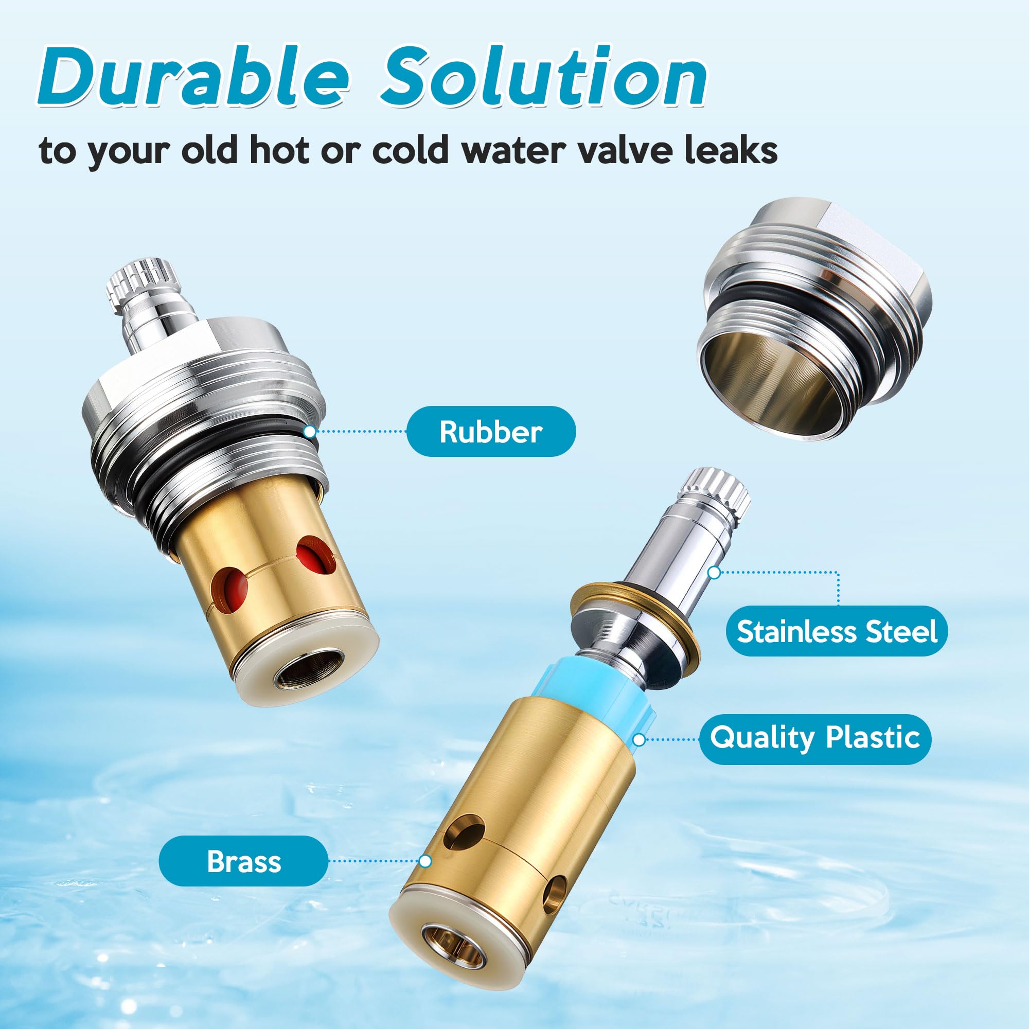 Kohler tub/shower faucet compatibility with Enhon hot and cold stems