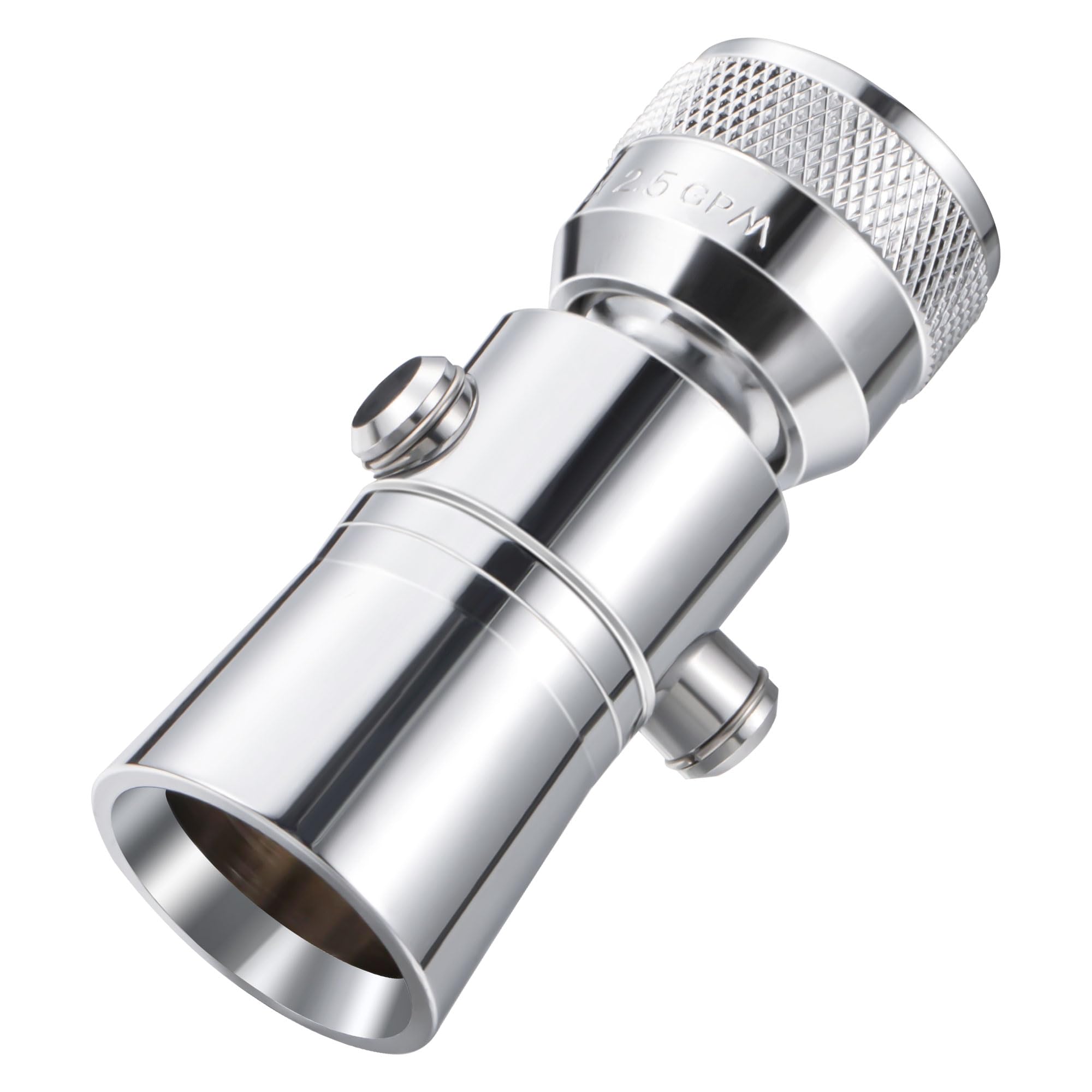Enhon pivoting shower head with 1-inch spray face for wide coverage and comfort.