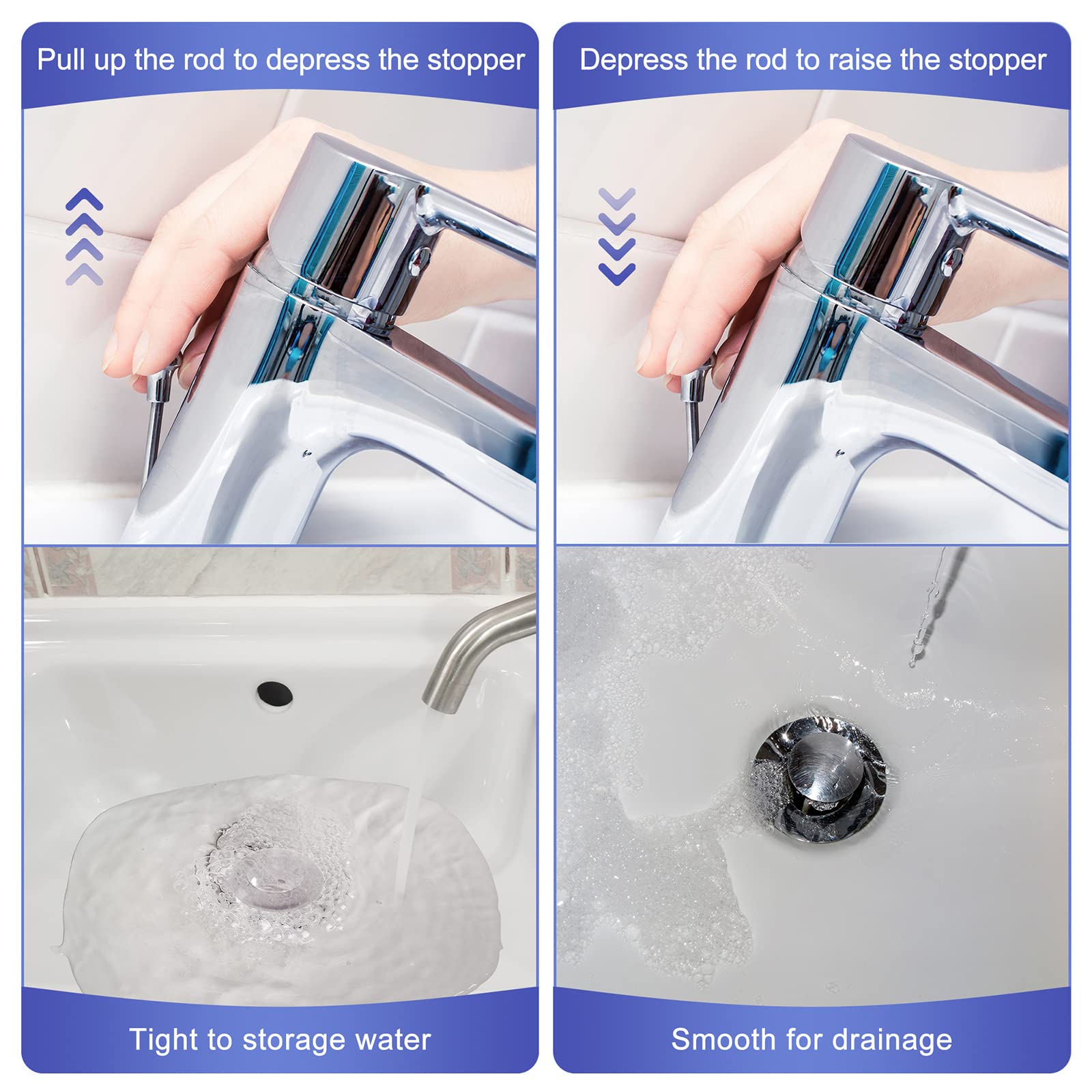 Enhon stopper with 1-1/4-cap-diameter for precise alignment.