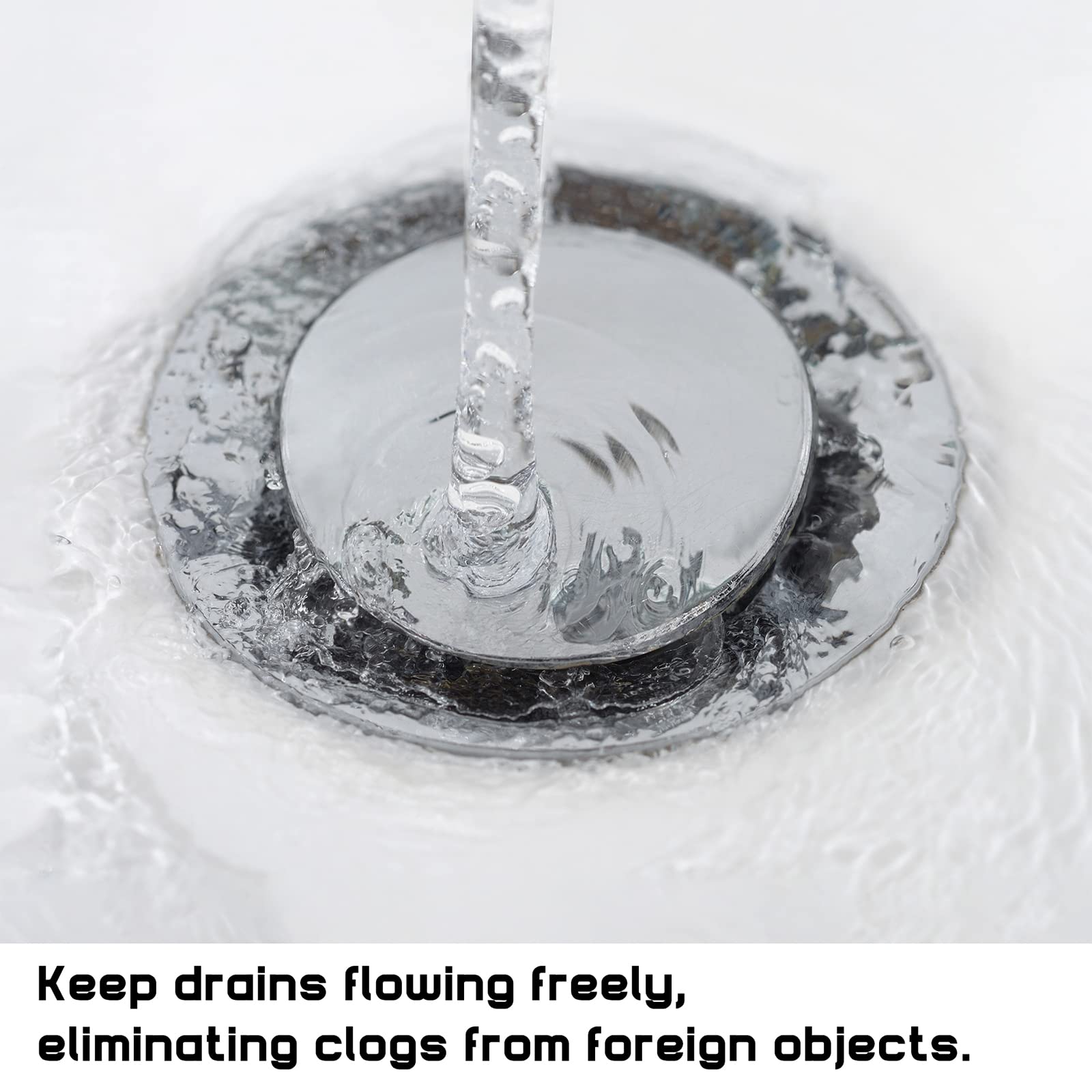 Enhon stopper shown with 4-7/8-height for broad drain compatibility.