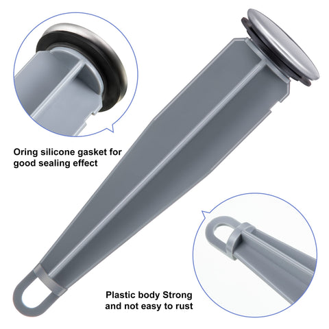 Enhon stopper mounting hole enables easy, tool-free installation.