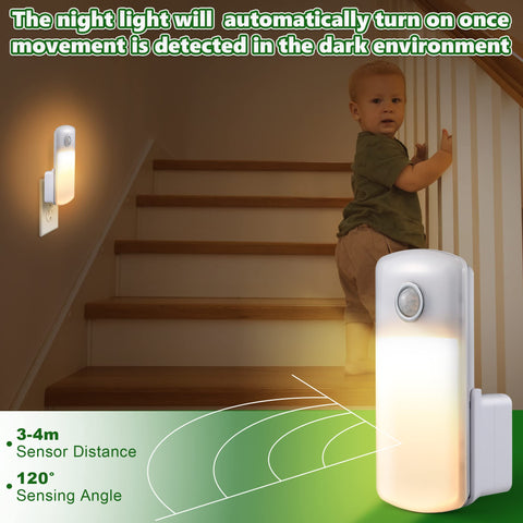 Enhon rechargeable 220mAh night light stays lit 1.5–2 hours in outage.