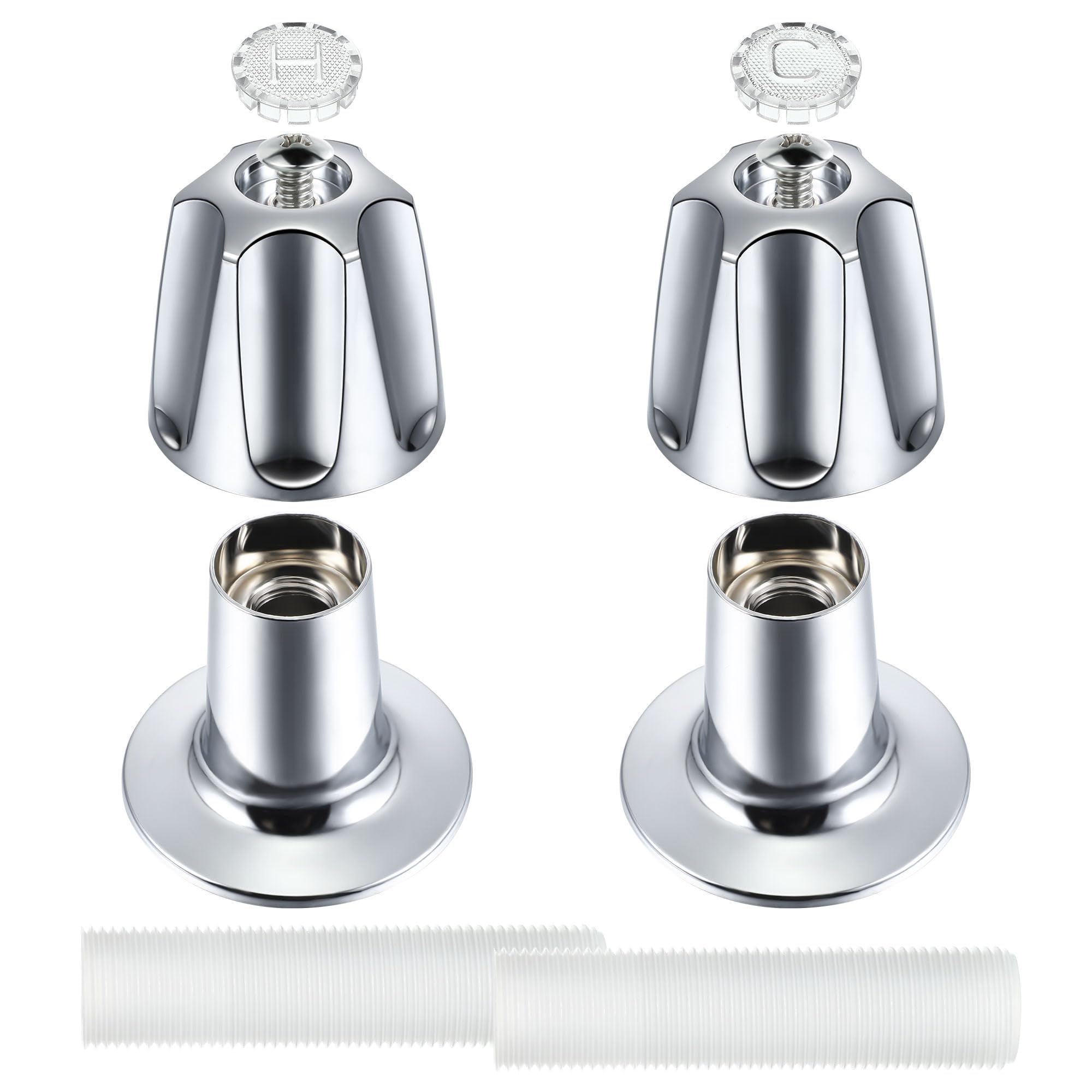 Enhon shower knob 2-piece replacement package for quick bathroom refresh.