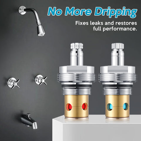 Easy installation of Enhon hot and cold stems on compatible Kohler fixtures