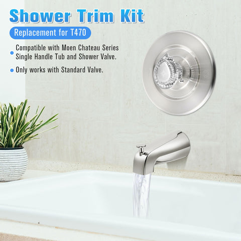 Enhon kit is compatible with Moen Chateau T470 single-handle valves.
