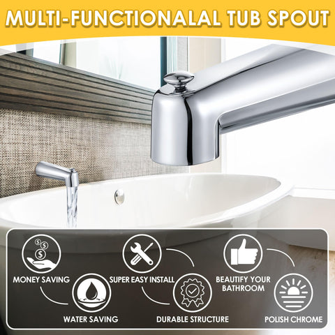Enhon installation kit for slip-on tub spout includes wrench