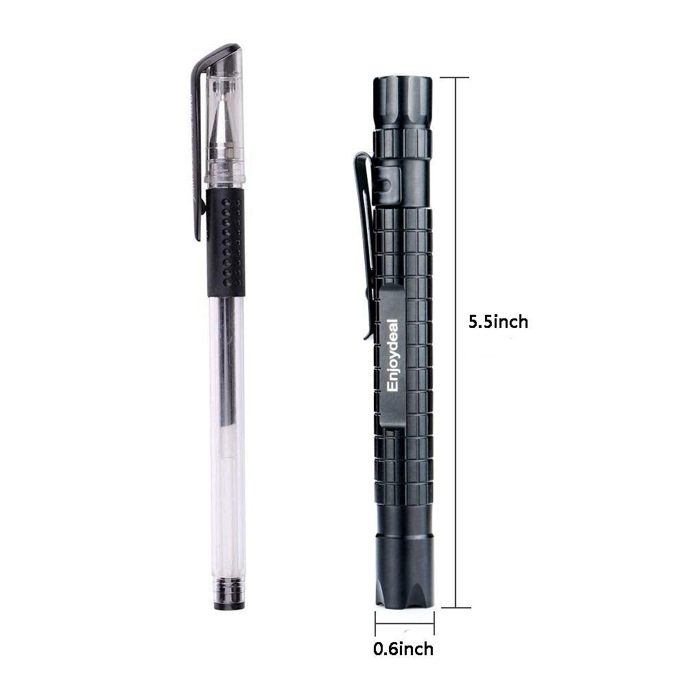 Enjoydeal pen-light one-switch operation for quick lighting.