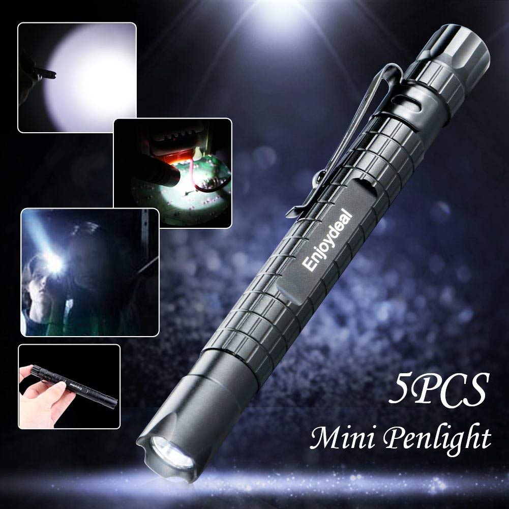 Enjoydeal pen-light compact design fits narrow cabinets.