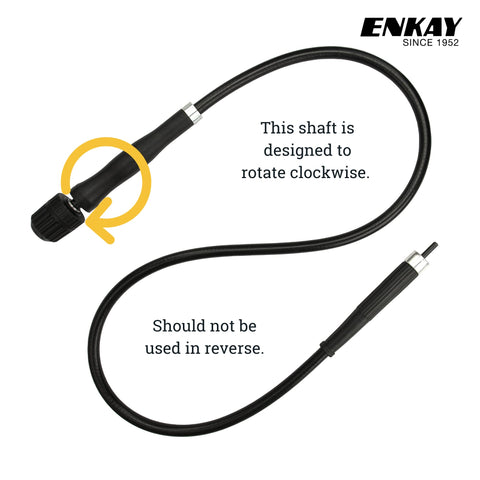 ENKAY bench grinder setup with adapter highlighting compatibility.