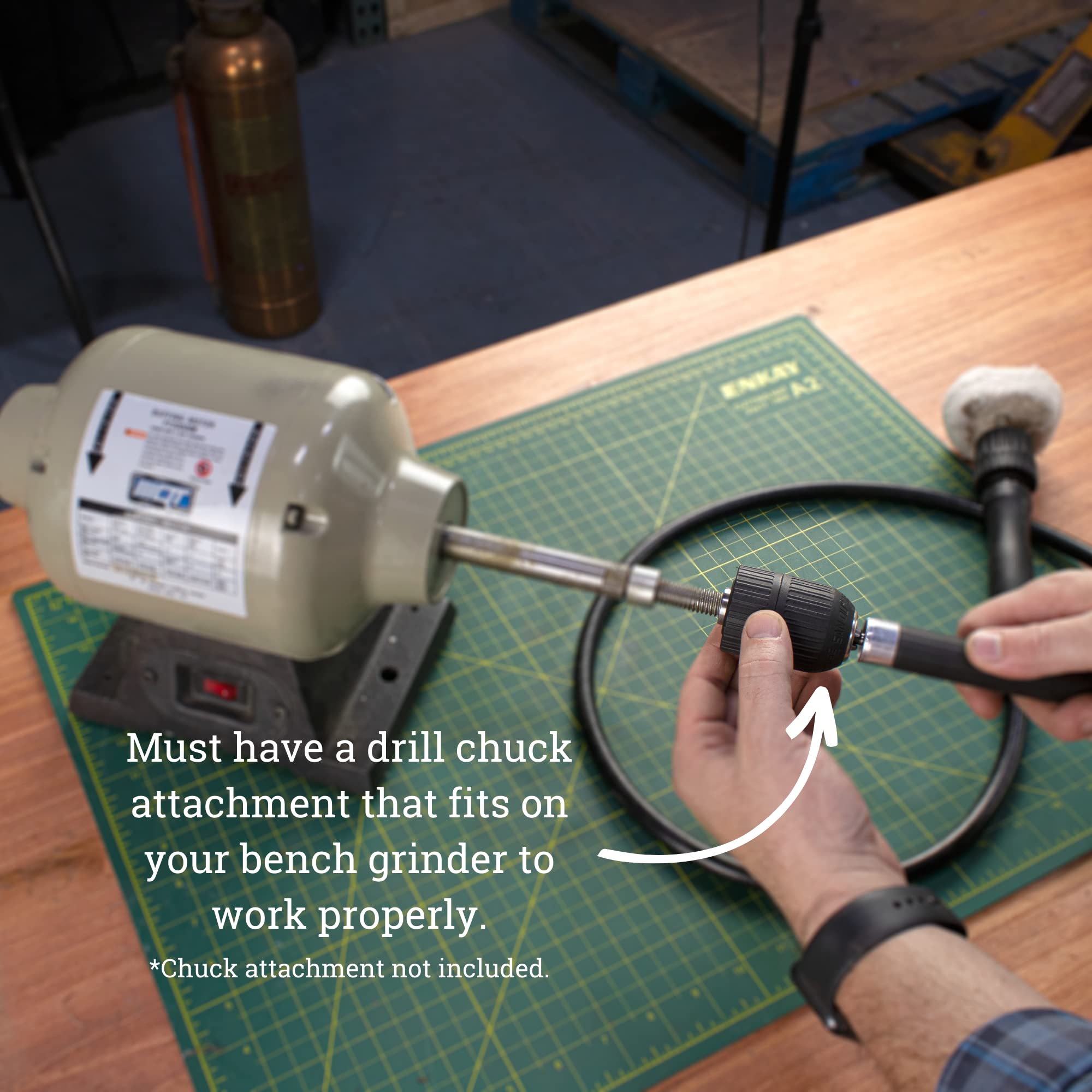 ENKAY jewelry making with flex shaft for delicate engraving.