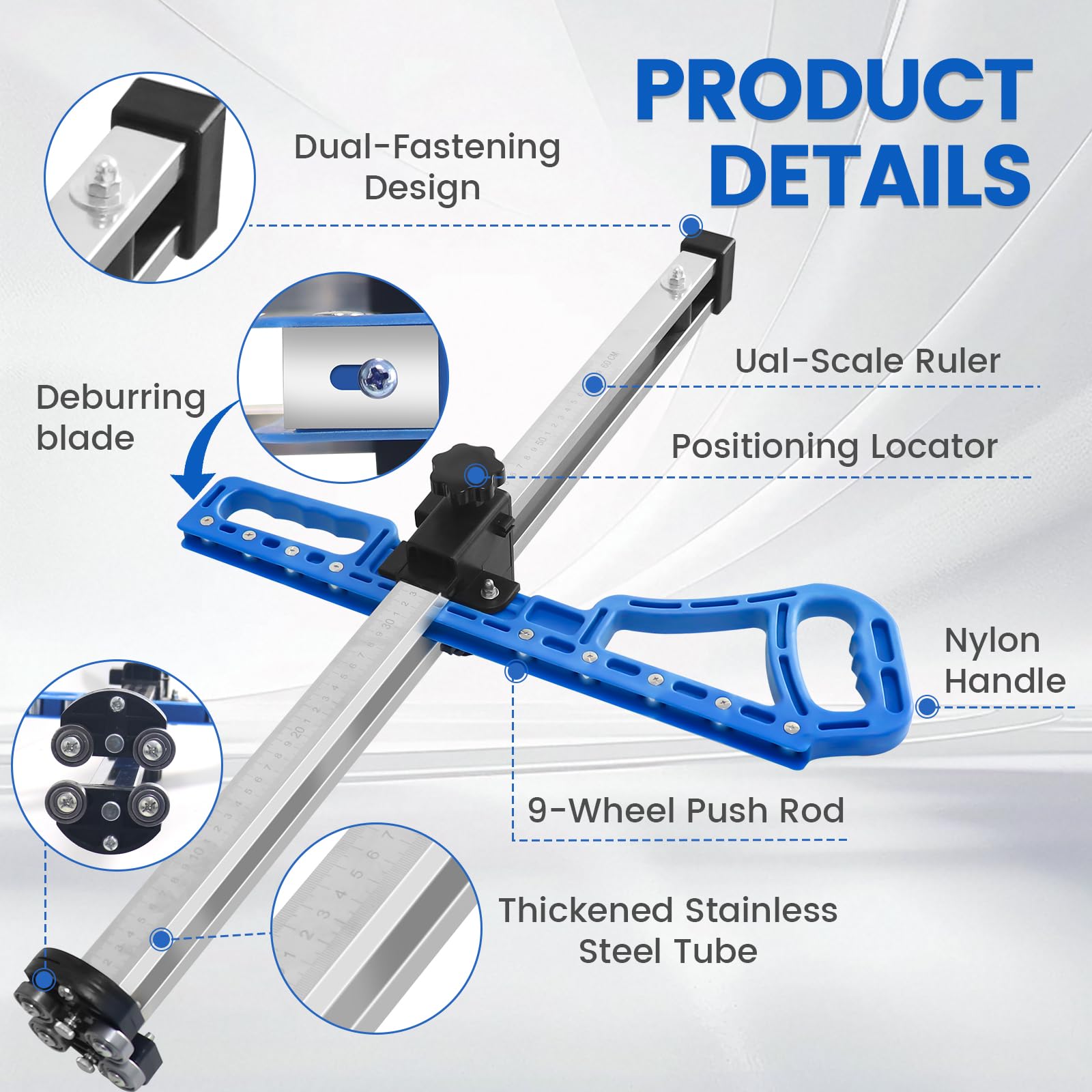Enkreefi gypsum board cutter compatible with 1/4–5/8 inch boards for versatile applications.