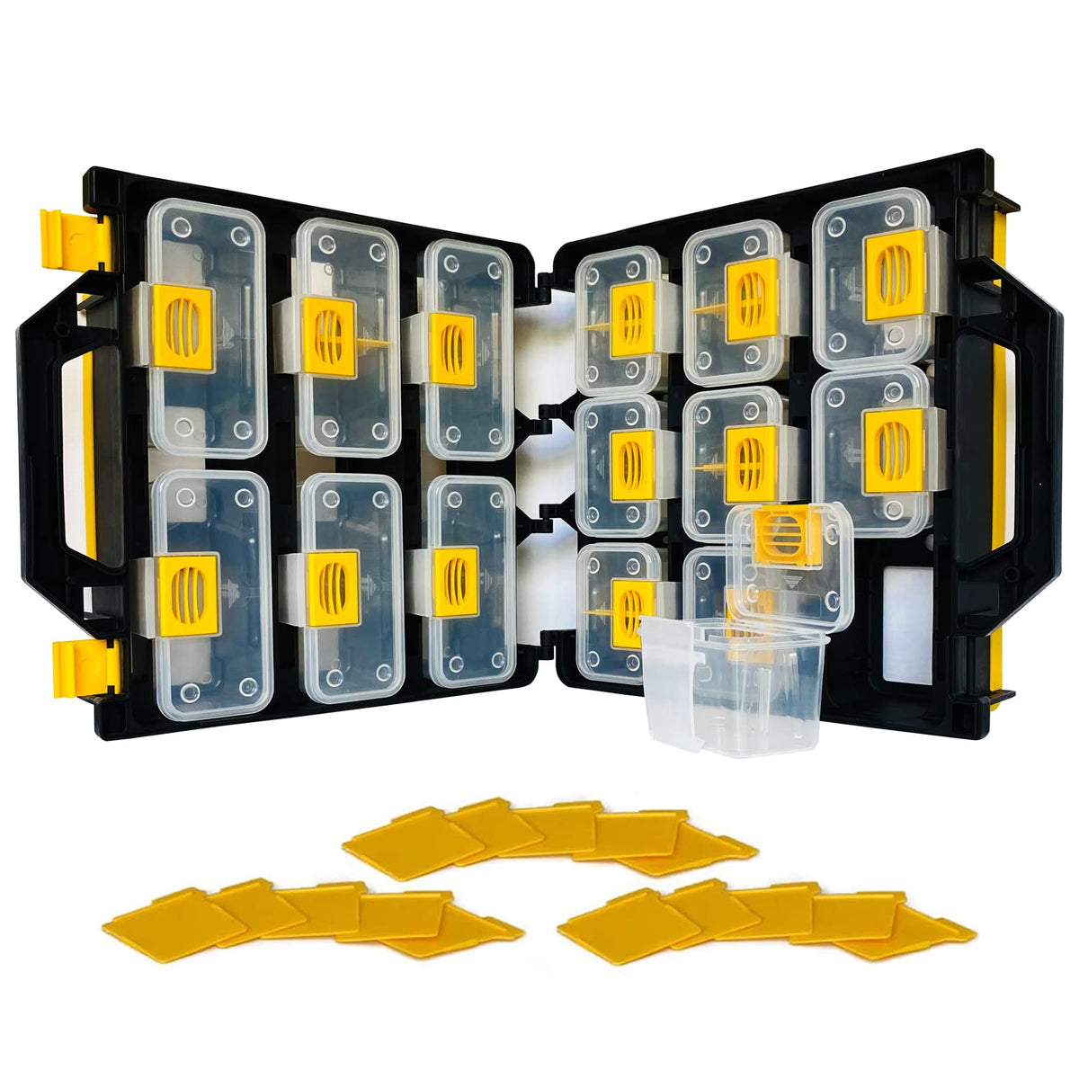 EnnovaTools WVE9420 removable compartment organizer shown in action for organized fasteners