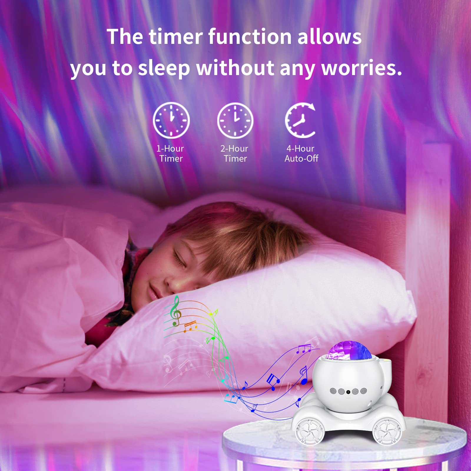 ENOKIK Built-in Bluetooth speaker for crisp audio during streaming.