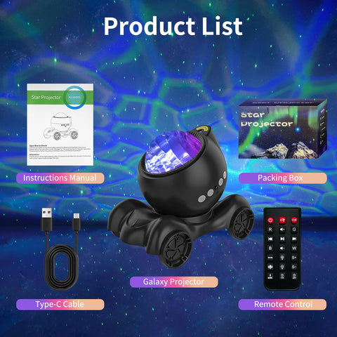 ENOKIK Star Projector packaging makes a thoughtful gift-ready presentation.