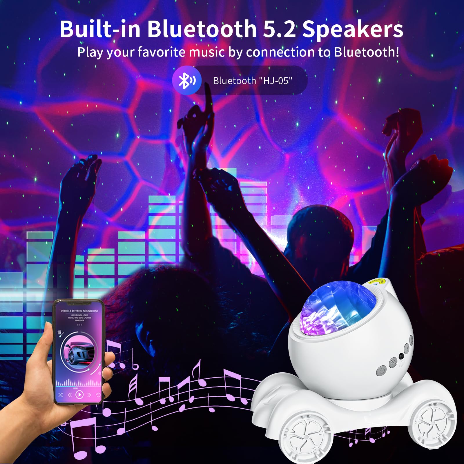 ENOKIK Star Projector timer and auto-off add convenience.
