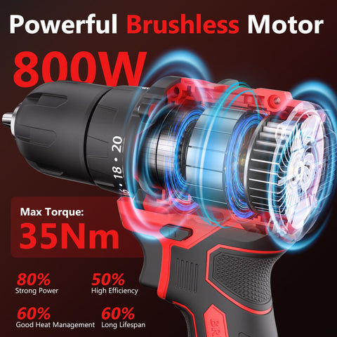 ENON magnetic base enables hands-free use during fastening.