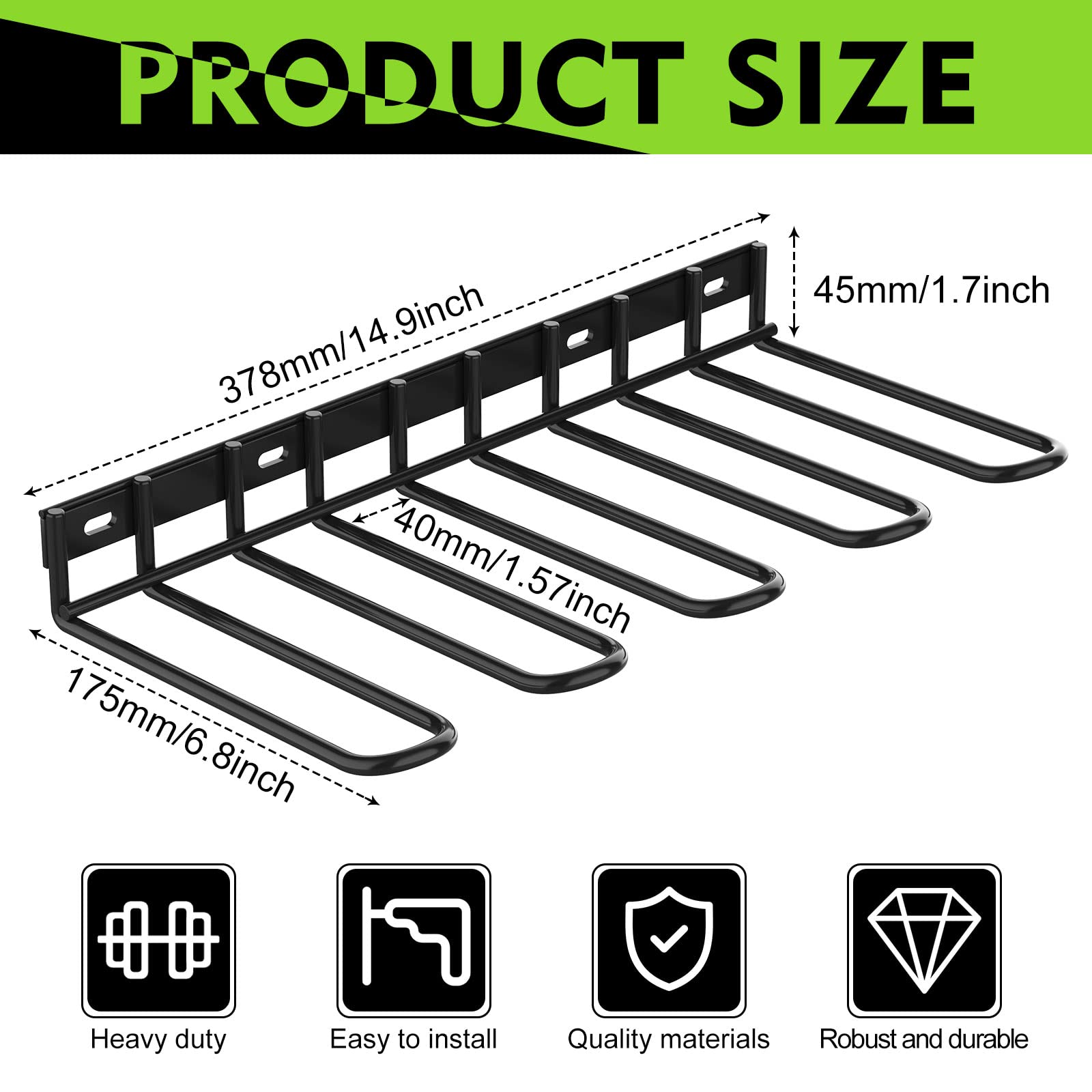 ENONCI easy install with included screws for fast setup