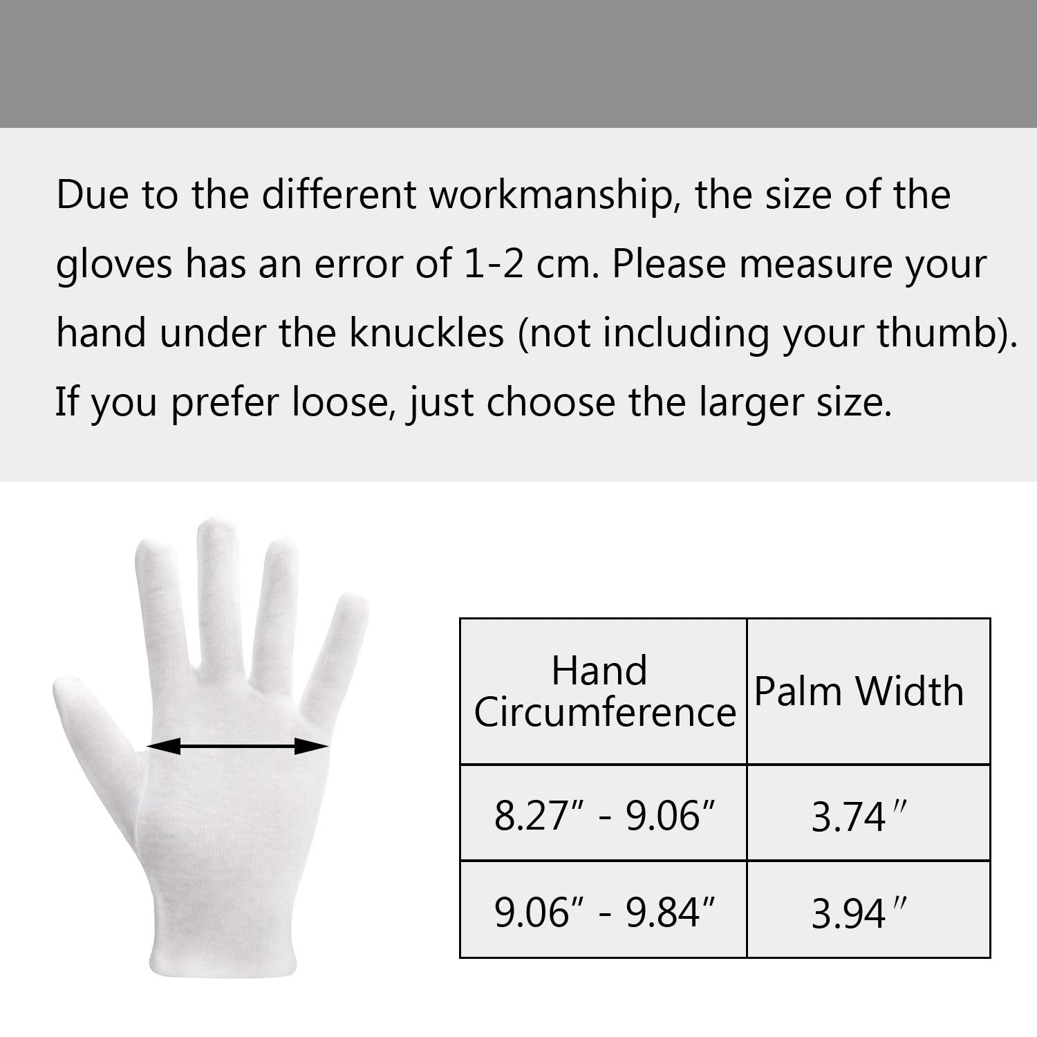 ENPOINT gloves used for jewelry inspection to avoid fingerprints