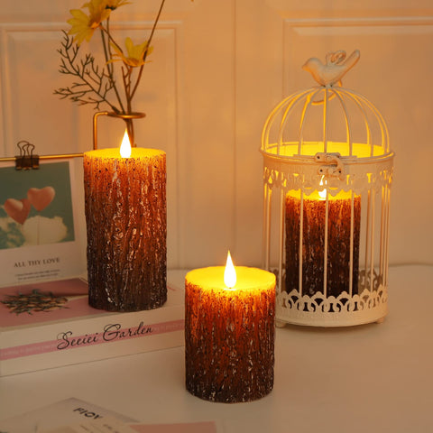 Enpornk 3D wick flame simulation adds realistic flicker without fire.