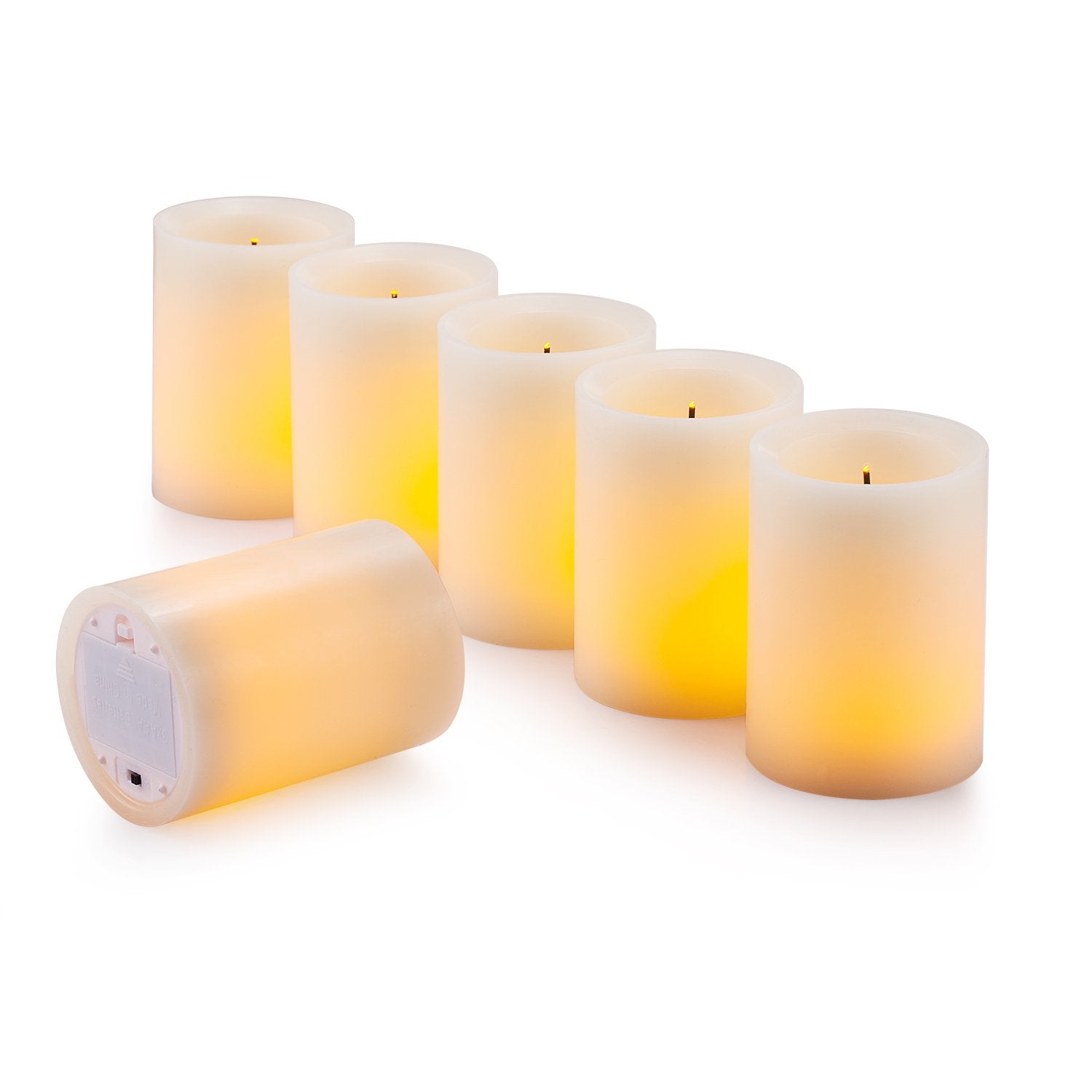 Enpornk remote-controlled candle set provides safe, long-lasting ambiance without open flames