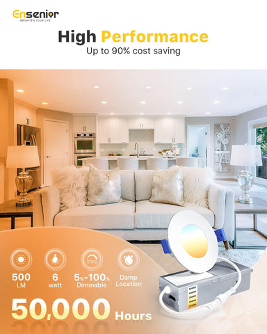 Ensenior 2700K setting demonstrates warm mood lighting.