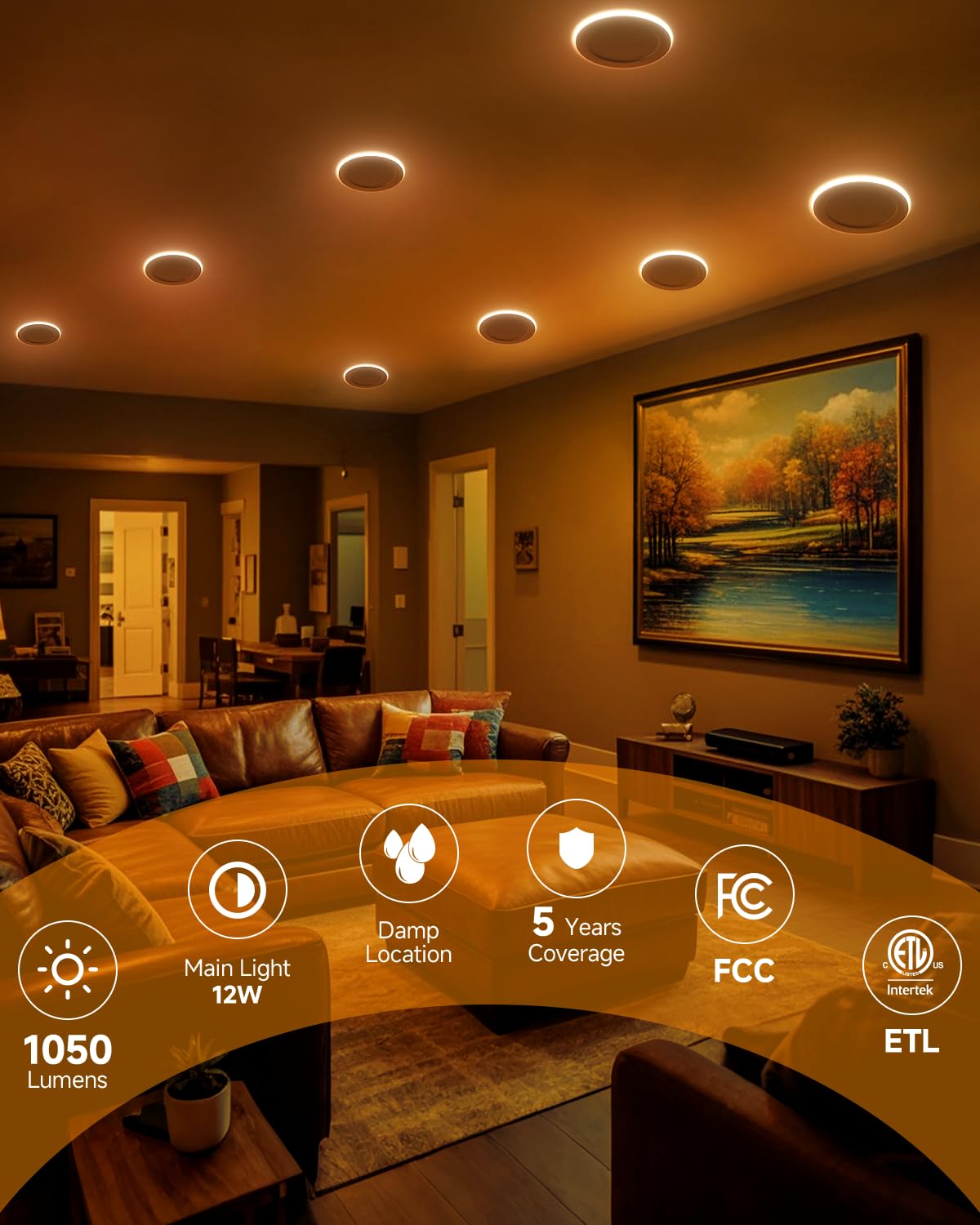 Ensenior LED downlight delivers long life with 50,000 hours